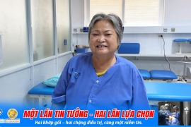 ​MỘT LẦN TIN TƯỞNG - HAI LẦN LỰA CHỌN| Hai khớp gối – hai chặng điều trị, nhưng cùng một niềm tin