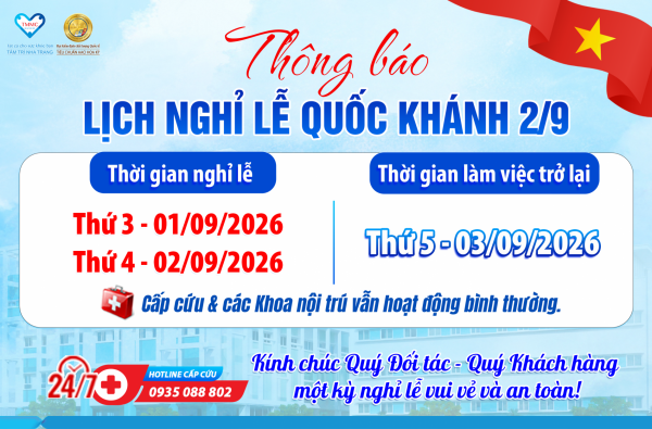 ???? THÔNG BÁO LỊCH NGHỈ LỄ QUỐC KHÁNH