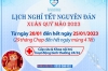 LỊCH NGHỈ TẾT NGUYÊN ĐÁN XUÂN QUÝ MÃO 2023