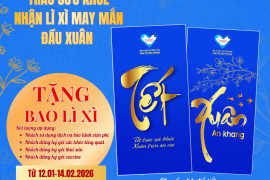  TRAO SỨC KHỎE – NHẬN LÌ XÌ MAY MẮN ĐẦU XUÂN 
