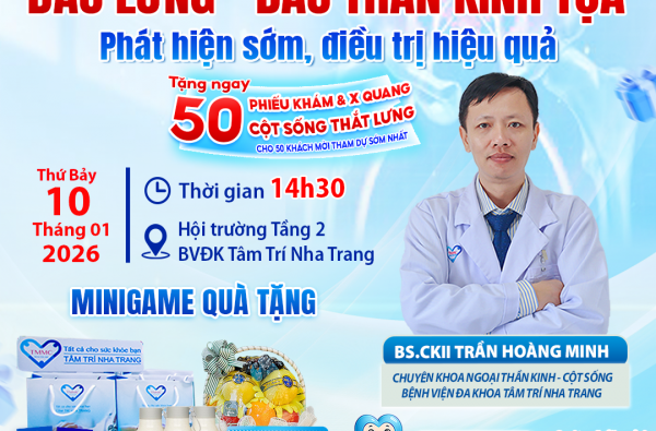 KHỞI ĐỘNG HỘI THẢO ĐẦU NĂM 2026 - TẶNG NGAY 50 PHIẾU KHÁM & X-QUANG CỘT SỐNG THẮT LƯNG 