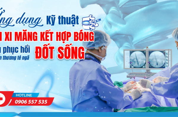 PHỤC HỒI GẦN NHƯ HOÀN TOÀN ĐỐT SỐNG L1 SAU TÉ NGÃ NHỜ KỸ THUẬT BƠM XI MĂNG KẾT HỢP BÓNG