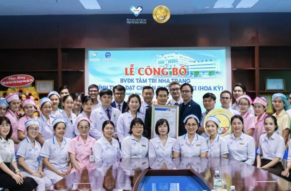 LỄ CÔNG BỐ BVĐK TÂM TRÍ NHA TRANG - BỆNH VIỆN ĐẦU TIÊN TẠI KHÁNH HÒA ĐẠT CHỨNG NHẬN KIỂM ĐỊNH QUỐC TẾ THEO TIÊU CHUẨN HOA KỲ AACI