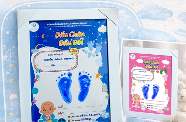 “IN DẤU CHÂN ĐẦU ĐỜI’