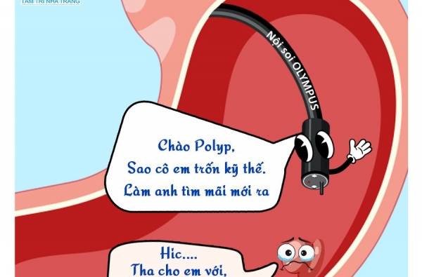 POLYP ỐNG TIÊU HÓA - ANH BẠN NHỎ MANG THEO NỖI LO LỚN