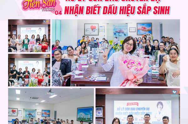 LỚP HỌC TIỀN SẢN THÁNG 4 – NHẸ LO CHUYỂN DẠ, VỮNG TIN NGÀY SINH