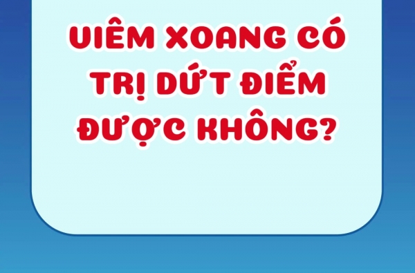 Viêm xoang có trị dứt điểm được hay không?