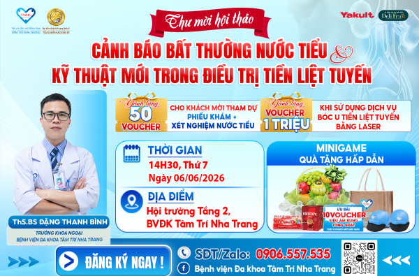 CHĂM SÓC SỨC KHỎE ĐƯỜNG TIẾT NIỆU CHỦ ĐỘNG