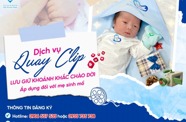 DỊCH VỤ QUAY VIDEO LƯU GIỮ “KHOẢNH KHẮC CHÀO ĐỜI”