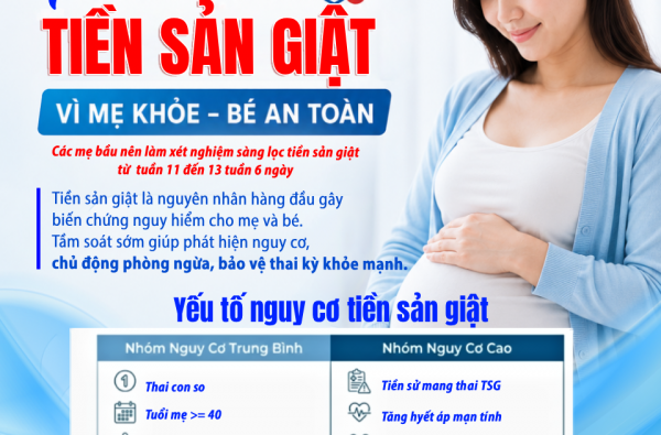 TẦM SOÁT TIỀN SẢN GIẬT - BẢO VỆ MẸ VÀ BÉ