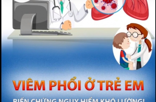 VIÊM PHỔI Ở TRẺ EM – BIẾN CHỨNG NGUY HIỂM KHÓ LƯỜNG