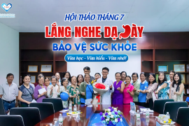 HỌP MẶT CUỐI TUẦN TẠI BVĐK TÂM TRÍ NHA TRANG VỚI CHỦ ĐỀ "LẮNG NGHE DẠ DÀY"