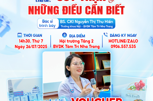 [KHÔNG THỂ BỎ LỠ], THAM DỰ HỘI THẢO – NHẬN NGAY CƠ HỘI ĐÁNH GIÁ CHỨC NĂNG THẬN!