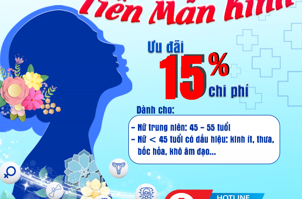 GÓI KHÁM TIỀN MÃN KINH - AN TÂM SỐNG KHỎE