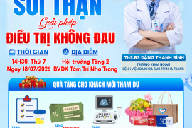 ĐẾN HỘI THẢO – MANG KIẾN THỨC VỀ, NHẬN THÊM QUÀ TẶNG SỨC KHỎE! 