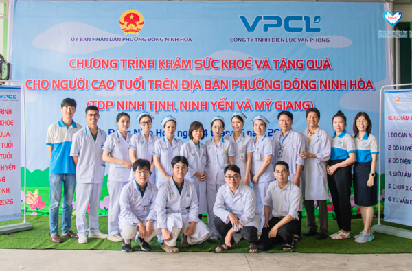 BVĐK TÂM TRÍ NHA TRANG ĐỒNG HÀNH CHĂM SÓC SỨC KHỎE NGƯỜI CAO TUỔI TẠI PHƯỜNG ĐÔNG NINH HÒA 