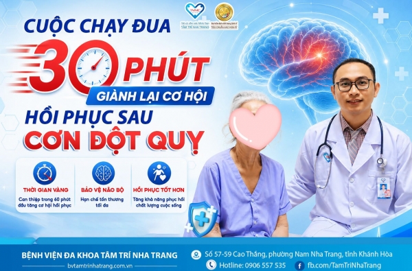 CUỘC CHẠY ĐUA 30 PHÚT GIÀNH LẠI CƠ HỘI HỒI PHỤC SAU CƠN Đ.Ộ.T Q.U.Ỵ