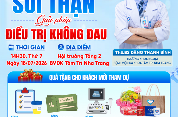 ĐẾN HỘI THẢO – MANG KIẾN THỨC VỀ, NHẬN THÊM QUÀ TẶNG SỨC KHỎE! 