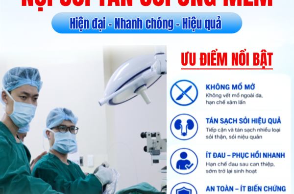 ​NỘI SOI TÁN SỎI ỐNG MỀM 