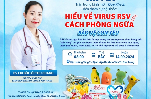 [KHÔNG THỂ BỎ LỠ], THAM GIA HỘI THẢO >> CƠ HỘI NHẬN NGAY GÓI KHÁM DINH DƯỠNG