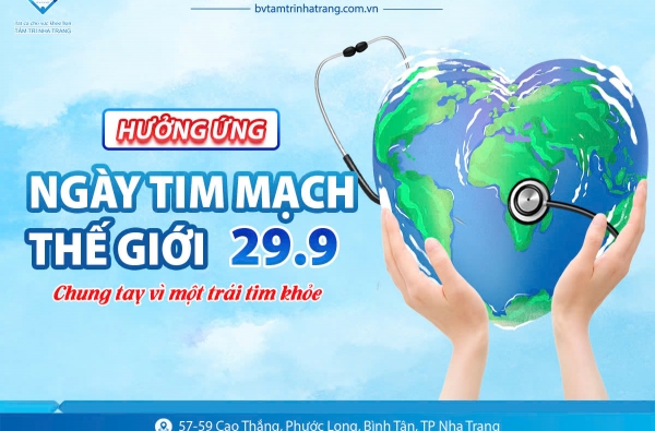 NGÀY THẾ GIỚI PHÒNG CHỐNG BỆNH TIM MẠCH NĂM 2024 VỚI CHỦ ĐỀ ''ỔN ĐỊNH HUYẾT ÁP ĐỂ BẢO VỆ TRÁI TIM''