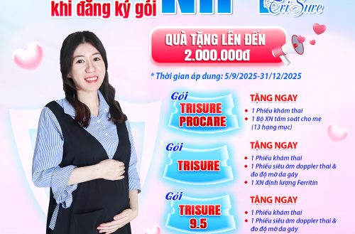 CHƯƠNG TRÌNH ƯU ĐÃI – GÓI XÉT NGHIỆM NIPT TriSure
