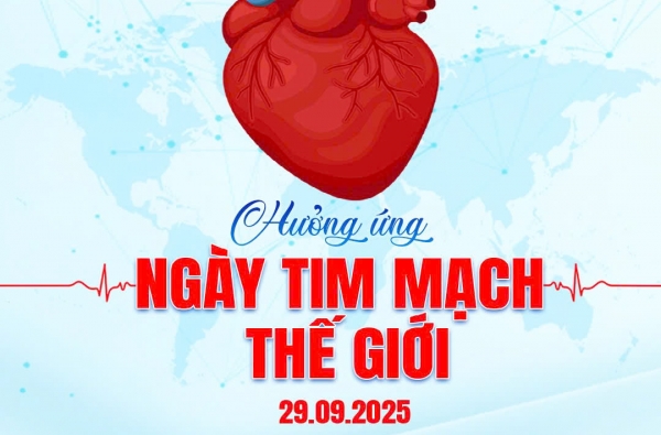 NGÀY TIM MẠCH THẾ GIỚI 29/9 – ĐỪNG BỎ LỠ NHỊP NÀO 