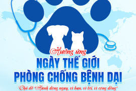 ​HƯỞNG ỨNG NGÀY THẾ GIỚI PHÒNG CHỐNG BỆNH DẠI 28.9