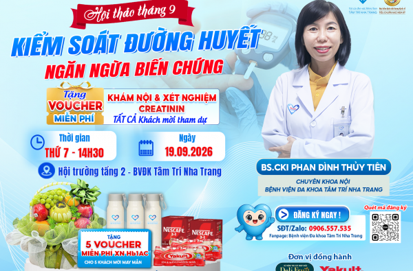  ĐI HỘI THẢO – CÓ KIẾN THỨC, CÓ QUÀ, CÓ CẢ CƠ HỘI KIỂM TRA SỨC KHỎE!