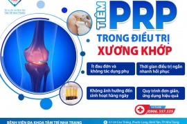 TIÊM HUYẾT TƯƠNG GIÀU TIỂU CẦU (PRP) TRONG ĐIỀU TRỊ XƯƠNG KHỚP