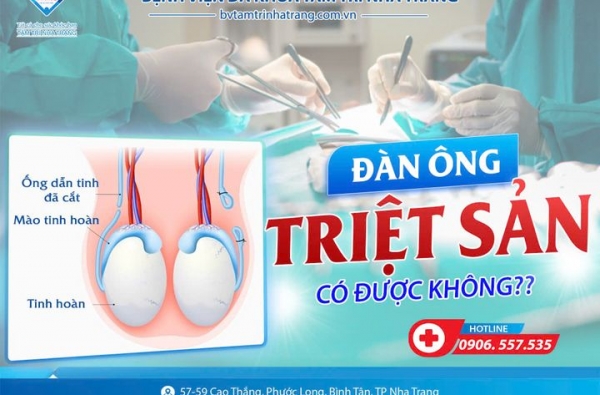 ĐÀN ÔNG TRIỆT SẢN, CÓ ĐƯỢC KHÔNG????