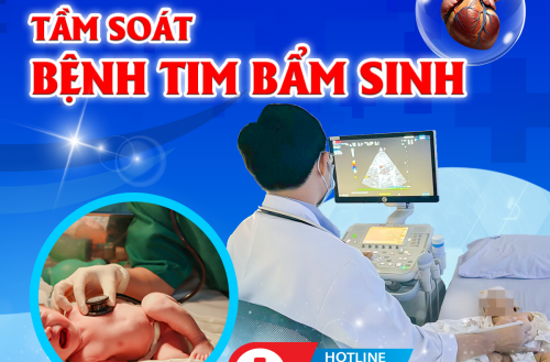 VÌ SAO CON CẦN ĐƯỢC TẦM SOÁT BỆNH TIM BẨM SINH?