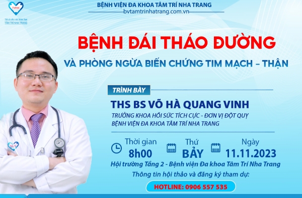 HỘI THẢO: BỆNH ĐÁI THÁO ĐƯỜNG VÀ PHÒNG NGỪA BIẾN CHỨNG TIM MẠCH - THẬN