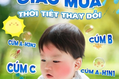 CÚM MÙA ĐANG ĐẾN - TIÊM NGAY VACXIN BẢO VỆ BÉ YÊU