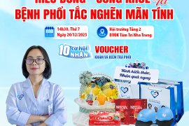 HỘI THẢO: “HIỂU ĐÚNG – SỐNG KHỎE VỚI BỆNH PHỔI TẮC NGHẼN MÃN TÍNH (COPD)