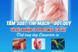 TẦM SOÁT TIM MẠCH - ĐỘT QUỴ VỚI XÉT NGHIỆM LIPOPROTEIN(a)