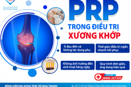 TIÊM HUYẾT TƯƠNG GIÀU TIỂU CẦU (PRP) TRONG ĐIỀU TRỊ XƯƠNG KHỚP 